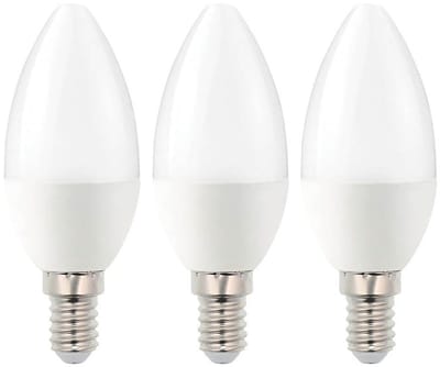 VITO LED Kaarslamp C37 E14 - 6.5W (vervangt 50W) - 520lm - 4000K - 170-260V - Ø37mm - Energiezuinig - 3 stuks