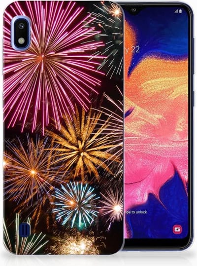 Samsung Galaxy A10 Silicone Back Cover Vuurwerk