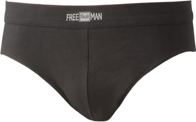13070 Underwear Freeman heren slip - Katoenen heren onderbroek - Tunnen elastiek - Zachte tailleband - Grijs / XL