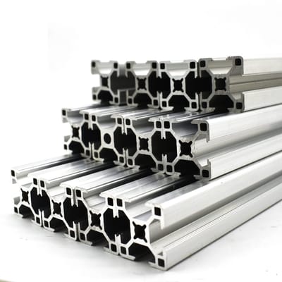 Dailygoods- Groefprofiel 900 mm - Aluminium Profiel - 30 x 30 mm - 12 Stuks - Geanodiseerd - Lichtgewicht en Sterk