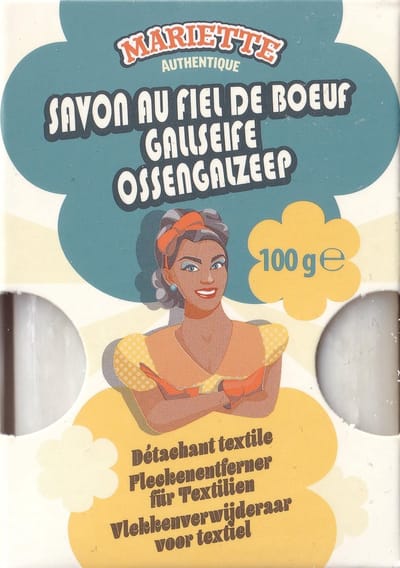 Mariette Authentieke ossengalzeep - Vlekkenverwijderaar voor textiel 24 x 100gram - BULK VERPAKKING