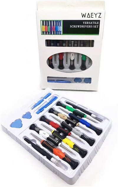 WAEYZ - 16in1 Telefonie Reparatie Kit Smartphone Gereedschap set - Schroevendraaier Set Openen LCD Scherm Set - Precisie Schroevendraaier Set Geschikt voor Smartphone Tablet Laptop - Geschikt voor Apple/iPhone/Samsung Alle Merken Smartphones