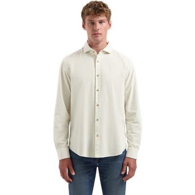Dstrezzed Ds_roul Shirt Silver Birch Size: L | Casual Shirts Outlet | Heren | Beige