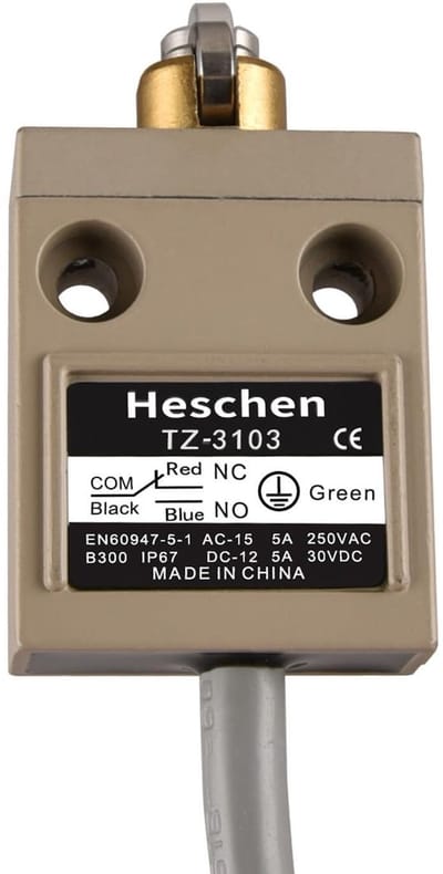 OmGoods - Dailygoody - Compact Pre-Wired Border Switch - Waterdicht - Geel - Momentary Switch - 5A - Voor diverse toepassingen - IP67