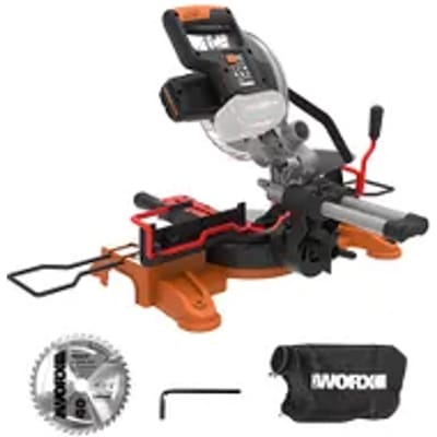 Worx Afkortzaag Wx845.9 - 20v Accu (zonder Accu) - Met Lasergeleider
