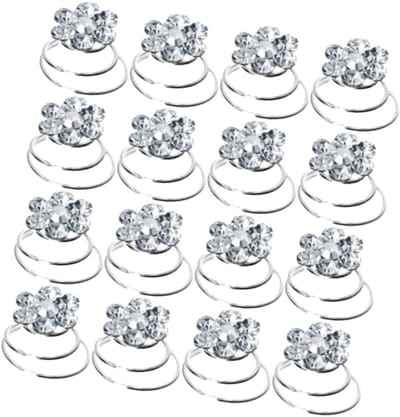 Haarspelden Set - Haarklemmen Krullen - Kapsels Maken - Spiraalvormige Sluiting - 36 Stuks - Zilverkleurig