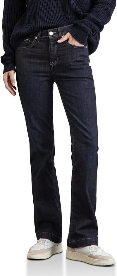 Dames Jeans Slim Fit Hoge Taille Stretch Bootcut Broek