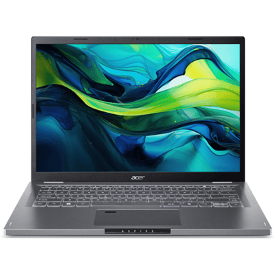 Acer Aspire A14-51M-50AQ Intel Core 5 120U Laptop 35,6 cm (14") WUXGA 32 GB LPDDR5-SDRAM 512 GB SSD Wi-Fi 6E (802.11ax) Windows 11 Home US International Grijs