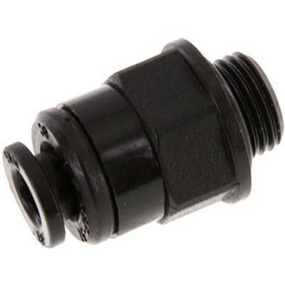 5mm x G1/8'' POM Insteekfitting buitendraad NBR [5 Stuks]