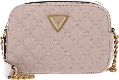 GUESS Schoudertas Giully Camera Bag Light Beige Oud roze