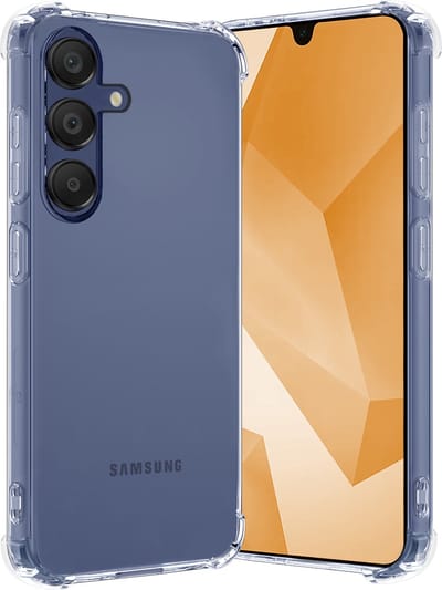 Hoes - Geschikt voor Samsung Galaxy A16 - Sterk & Shockproof - Siliconen Case - Back Cover - Telefoon Hoesje Shock Proof - Transparant