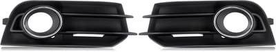 Grille - Voor Audi A1 8X 2010-2014 - Auto accessoires - Mistlichtgrille - Chroom accenten