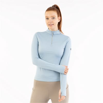 PulloverShirt zip up Jara Ashley Blue - XXS | Paardrijsokken