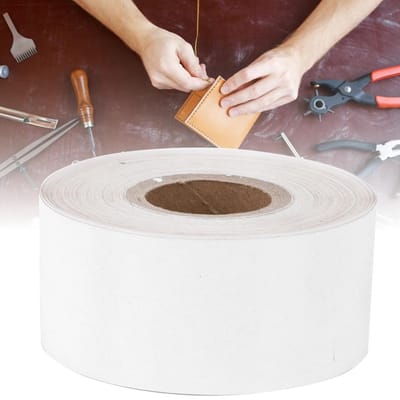 Hot Stamping Foliepapier Leer Stof Verpakkingsdoos DIY Decoratie Accessoires 3cm Breedte 120 Meter Rol White