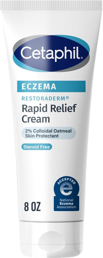 Cetaphil Restoraderm Verzachtende Ezceem Crème – Voor Zeer Droge & Gevoelige Huid – Ongeparfumeerd – 226 g