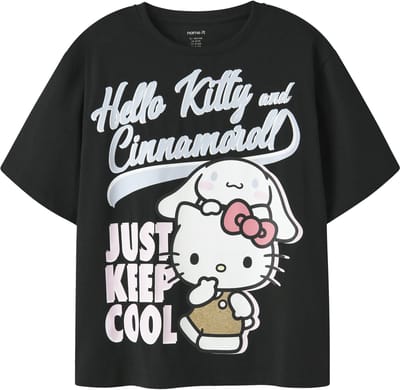 NAME IT - NKFJYNEL HELLOK SS NREG TOP BOX NOOS SKY - Meisjes - T-shirts