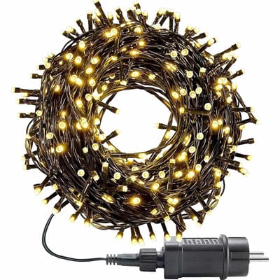 Decoratieve verlichting(Black Friday)-Kerstverlichting- kerstboomverlichting-lichtketting 8 standen met geheugenfunctie- Waterdicht IP65 -Kerstversiering voor binnen en buiten Kerstbomen-feesten-bruiloften- 22M 200led-warm wit