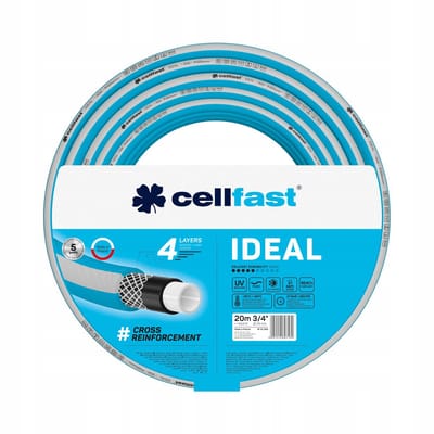 Cellfast IDEAL Tuinslang 3/4" 20m - Duurzaam en UV-bestendig