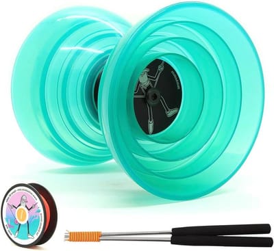 Diabolo Set - Jongleerset Behendigheid - Buitenspelen Jongleren - Gemaakt in de EU - 12 x 13 x 12 cm