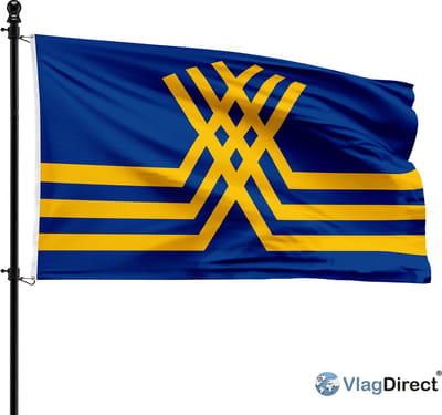 Stekense vlag - Gemeente Stekene vlag - 90 x 150 cm.