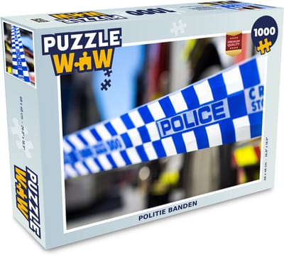 Puzzel Politie banden - Legpuzzel - Puzzel 1000 stukjes volwassenen