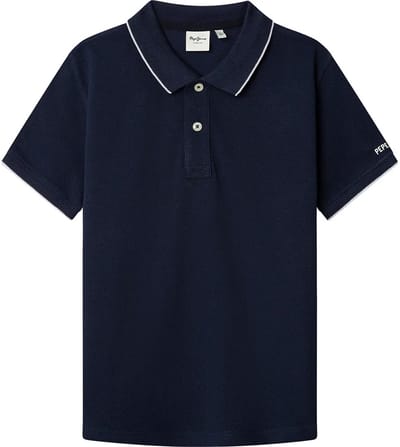 Pepe Jeans Hayden Korte Mouw Poloshirt Blauw 10 Years Jongen
