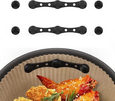 Magneten voor het bevestigen van bakpapier in de airfryer - ideaal voor een perfecte bereiding en eenvoudig schoonmaken