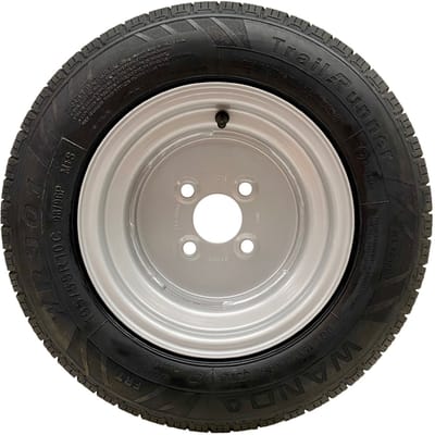 195/55R10C Wanda WR301 aanhangwagenwielen, 4 x 100 mm wielbasis, voor hoge snelheden, 750 kg (set van 2)