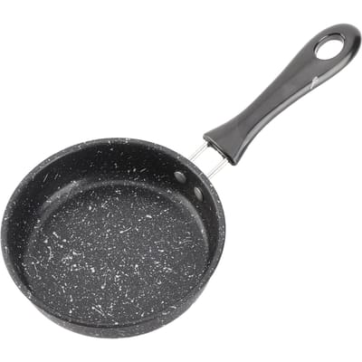 Koekenpan Multifunctioneel Anti-aanbak Maifan Steen Omeletpan Makkelijk Schoon te Maken Huishoudelijk Steak 4.7in black
