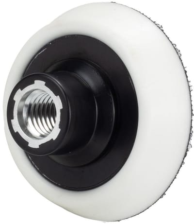 Ronde Polijstpad Set 3-delig 75mm - Schuim Stootblok met Klittenband