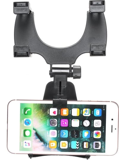 Universele Auto Car Achteruitkijkspiegel Montagehouder Telefoonbeugel voor iPhone Samsung Xiaomi GPS