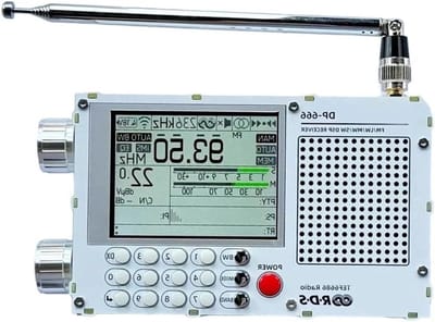Draagbaar Radio - Gevoelige Radio - Muziek Luisteren - NXP TEF6686 Chip - 25 x 20 x 15 cm - Wit