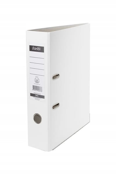 Bantex XXL Ordner A4 80mm Wit - Grote Capaciteit