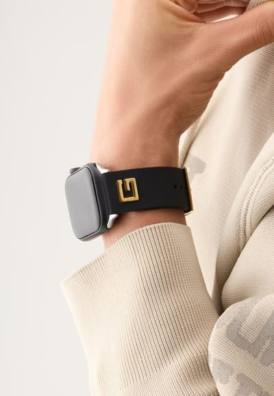 Guess Guess Apple Band (42Mm-44Mm) Kijk Naar Bandjes Zwart Armband: 100% Silicone Not Applicable CS3017S1, CS3014S1, CS3014S2