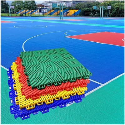 Modulaire Vloertegels - In elkaar grijpende tegels - Sport & Spel - Sneldrogend drainageontwerp - 305 cm vierkant