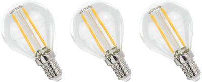 Spectrum LED Lamp E14 1W 230V - 110 Lumen - 4000K Neutraal wit - Natuurlijk licht - Energiezuinig - 3 stuks
