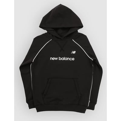 New Balance Linear Team Graphic Ft Kids Hoodie zwart