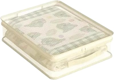 Opbergzakken - Deken opberger - Kleding organiseren - Ruimtebesparend ontwerp - 40x30x12 cm - Grijs
