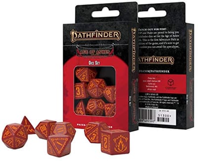 Spel accessoires - Dobbelstenen set - Rollenspel avonden - Veelvlaks dobbelstenen - 7 stuks - Meerdere kleuren