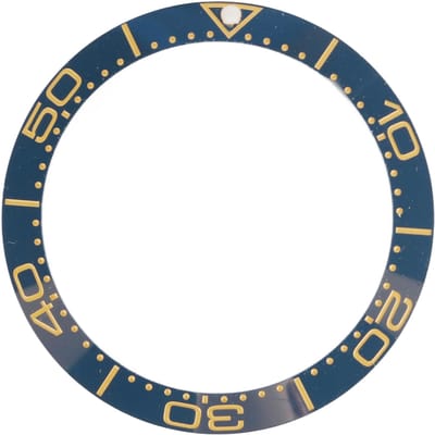 Keramische Horlogering Professioneel 38mm Horlogering Inzetstuk Vervangingsonderdelen Accessoire voor blue