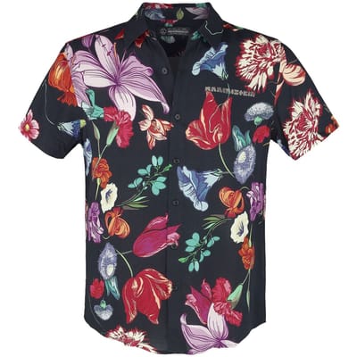 Rammstein Shirt met korte mouwen - Blumen - S tot XXL - voor Mannen - meerkleurig
