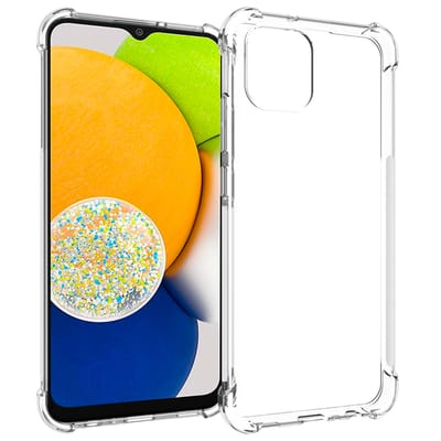 imoshion Hoesje - Geschikt voor Samsung Galaxy A03 - Shockproof Case - Transparant