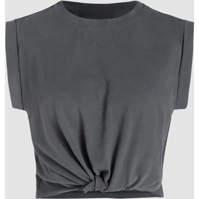 Basis Crew Neck Cropped T-Shirt
