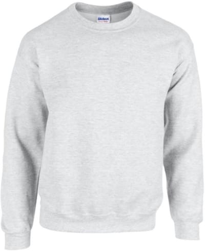 Gildan - Heavy Blend Unisex Sweater - Ash (Heather) maat 3XL