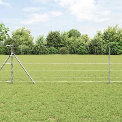 vidaXL - Wildhek - 1000 - x - 80 - x - 0,18 - cm - IJzer - Warm - Verzinkt