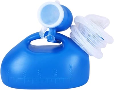 Urinoir voor mannen - Reiscontainer Pipi - Hygiënisch op reis - Lekvrij ontwerp - 2000 ml capaciteit - Meerkleurig