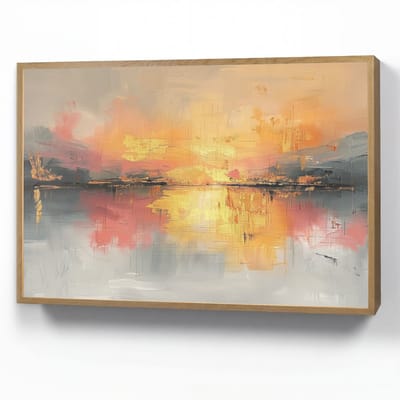 Wandlamp 90x60 cm - Oplaadbaar - Modern - Abstract - Goud - Roze - Wandlampen binnen woonkamer - Slaapkamer lamp - Decoratieve nachtlamp - Vloerlamp draadloos