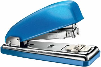 Nietmachine Metaal - Handnietmachine Bureaunietmachine - Papier Verwerken - Directe Slag Technologie - 30 Vellen - Blauw