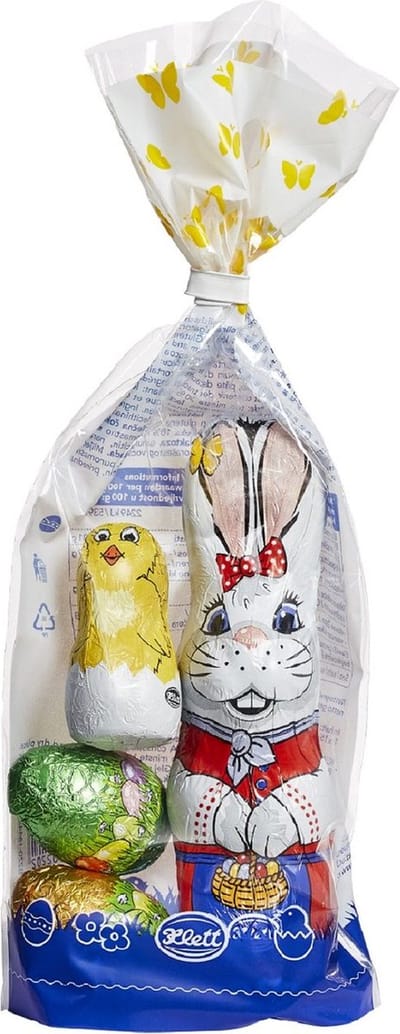 Paaszak Mix - 225 gram - Paas chocolade - Pasen - Paasdecoratie - Paas ei - Kuikens - Paashaas