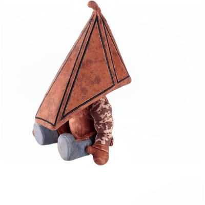 Silent Hill Pyramid Head Pluche Sleutelhanger Zachte Knuffelpop Rode Piramide Ding Tas Hanger Horror Game Fan Cadeau Voor Verzamelaars